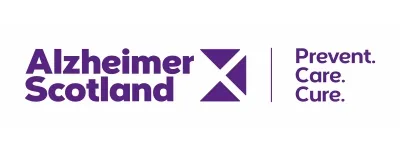 charity logo for Alzheimer Scotland